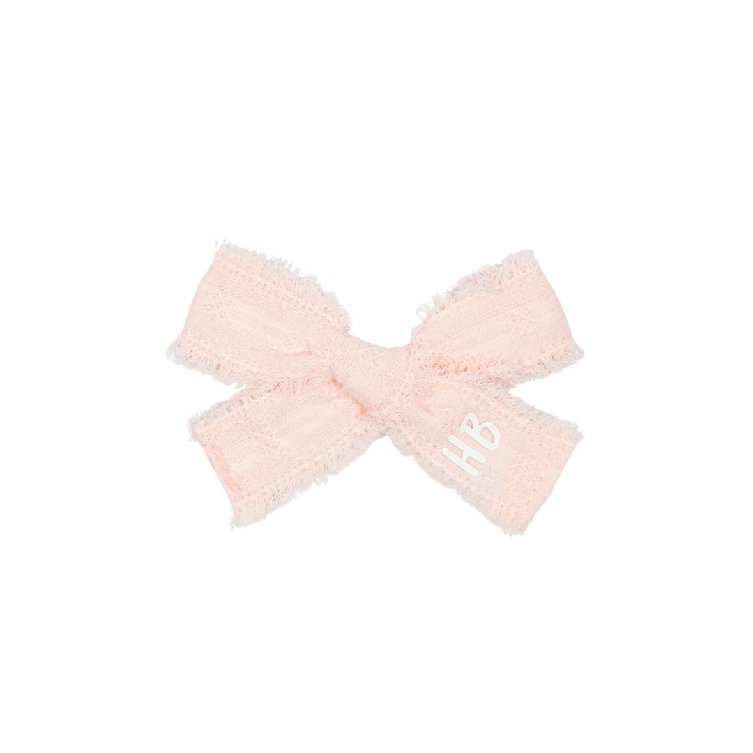 clip thin eyelet bow