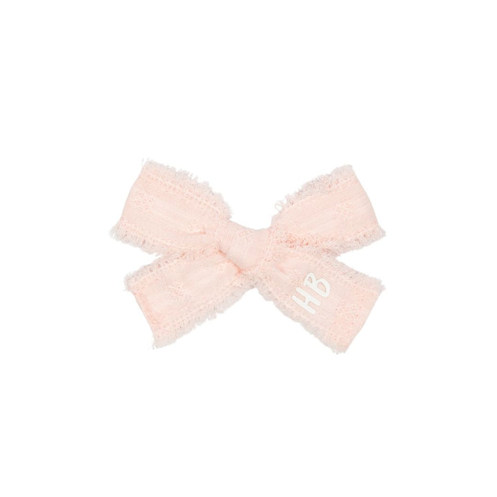 clip thin eyelet bow