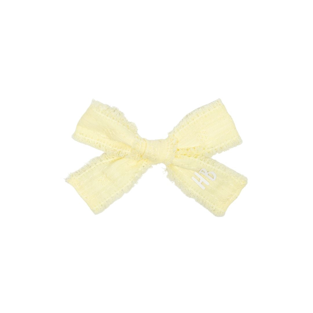 clip thin eyelet bow