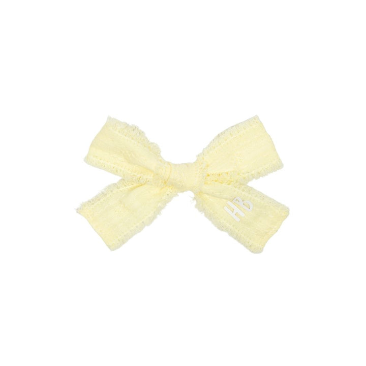 clip thin eyelet bow