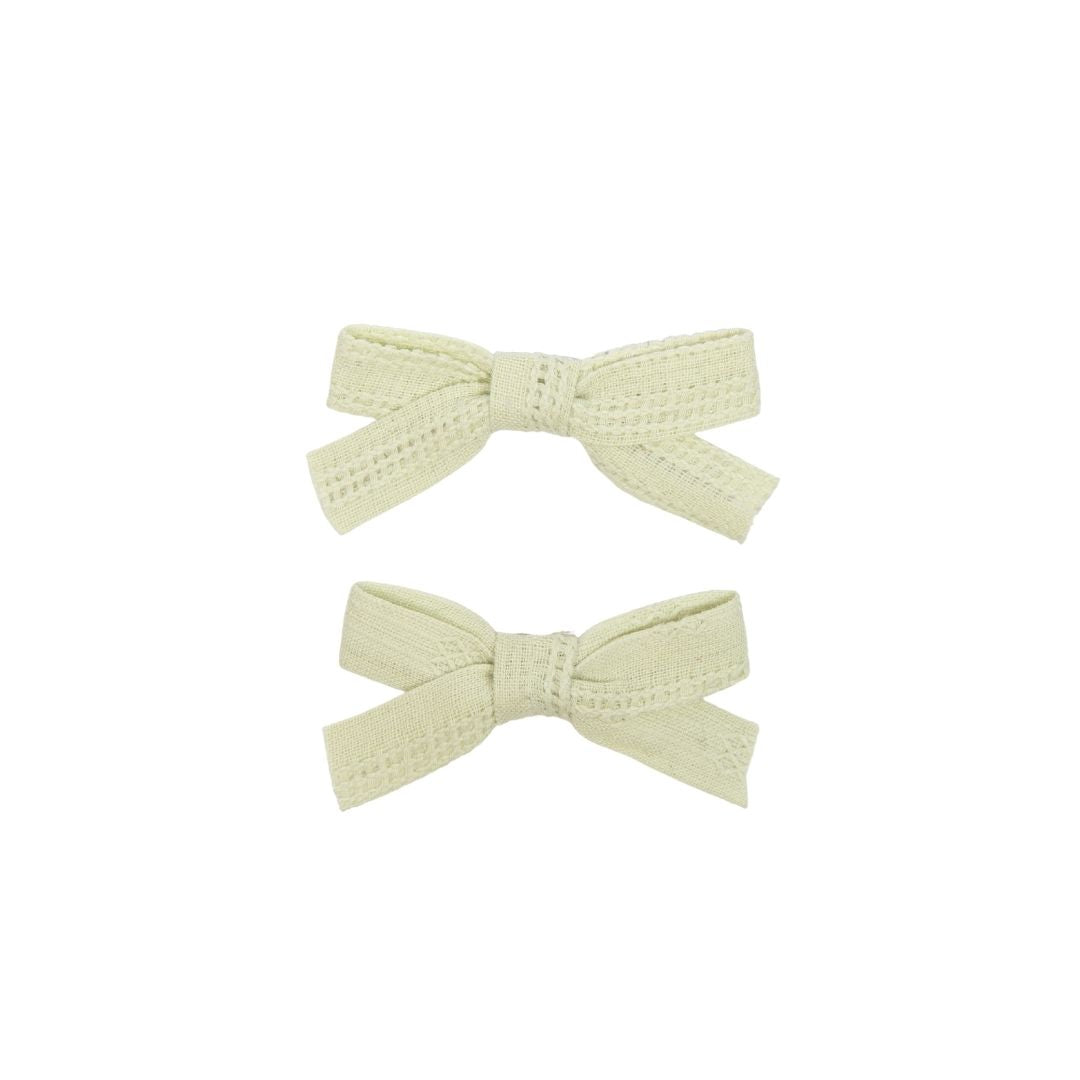 clip thin eyelet bow set