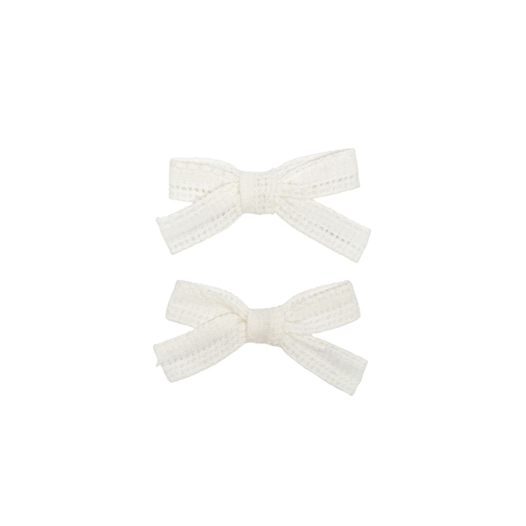 clip thin eyelet bow set