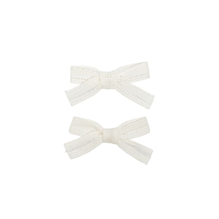 clip thin eyelet bow set