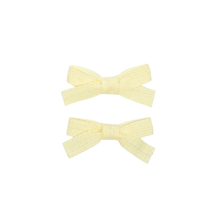 clip thin eyelet bow set