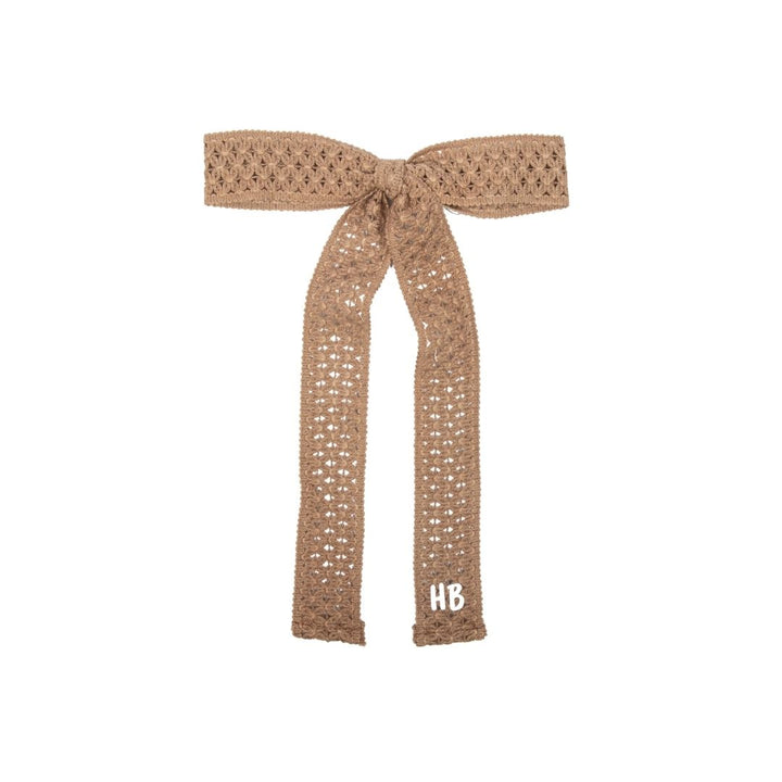 clip crochet ribbon bow