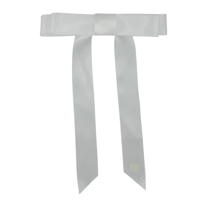 clip satin ribbon double bow