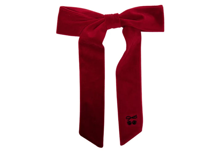 clip signature velvet long bow