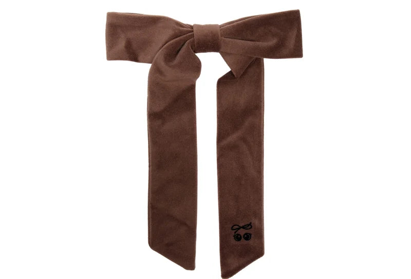 clip signature velvet long bow