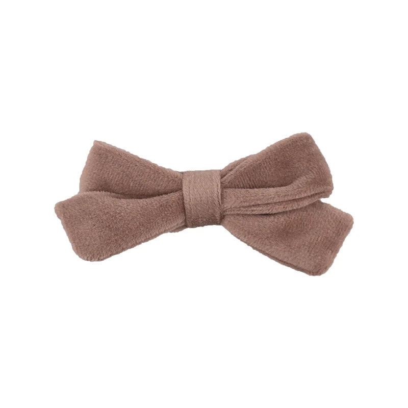 clip signature velvet small bow