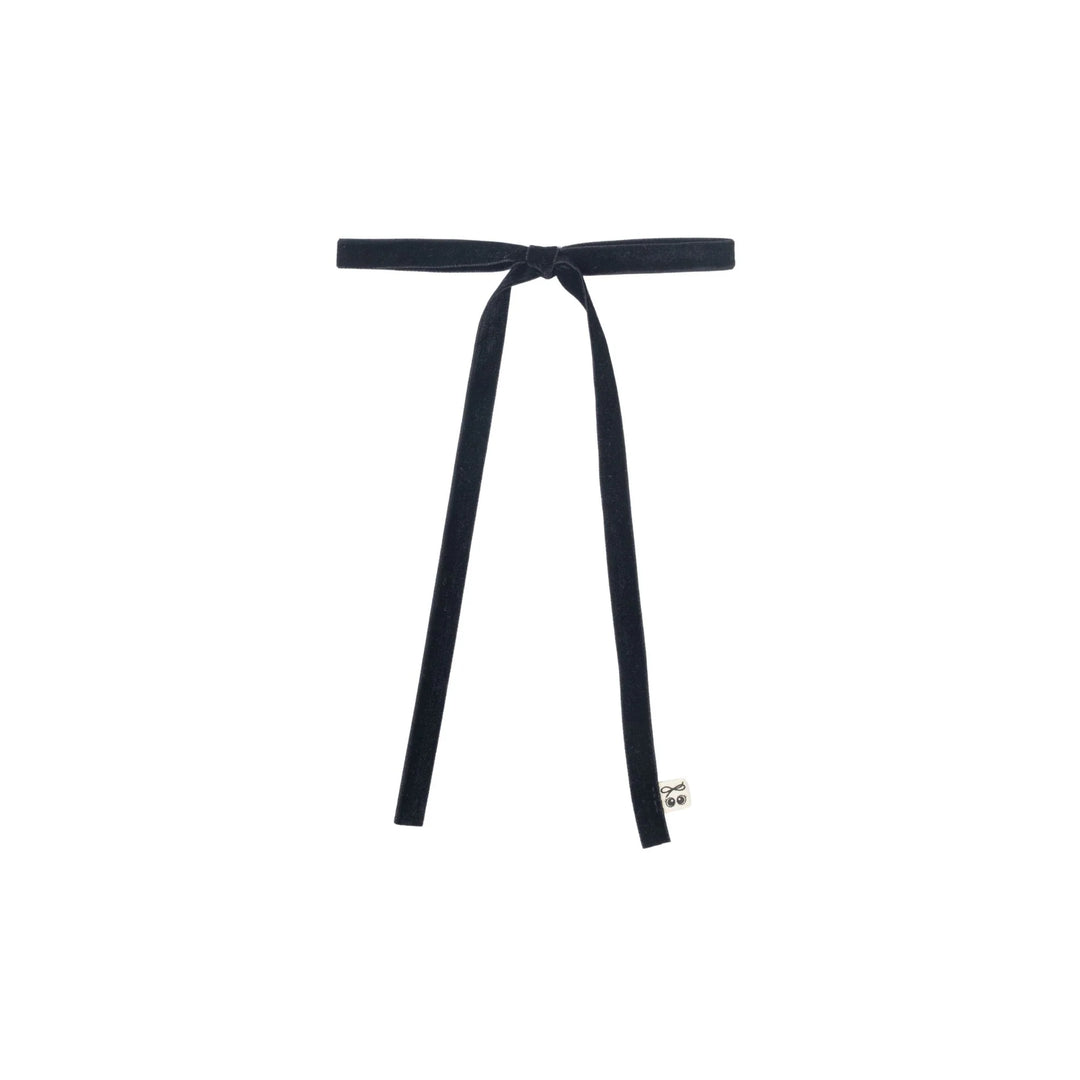 clip signature velvet thin long bow