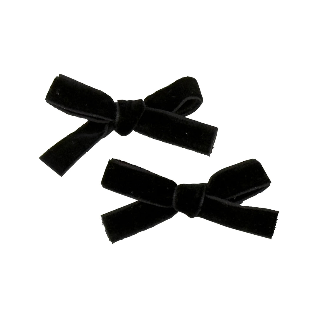 clip signature velvet mini bow set