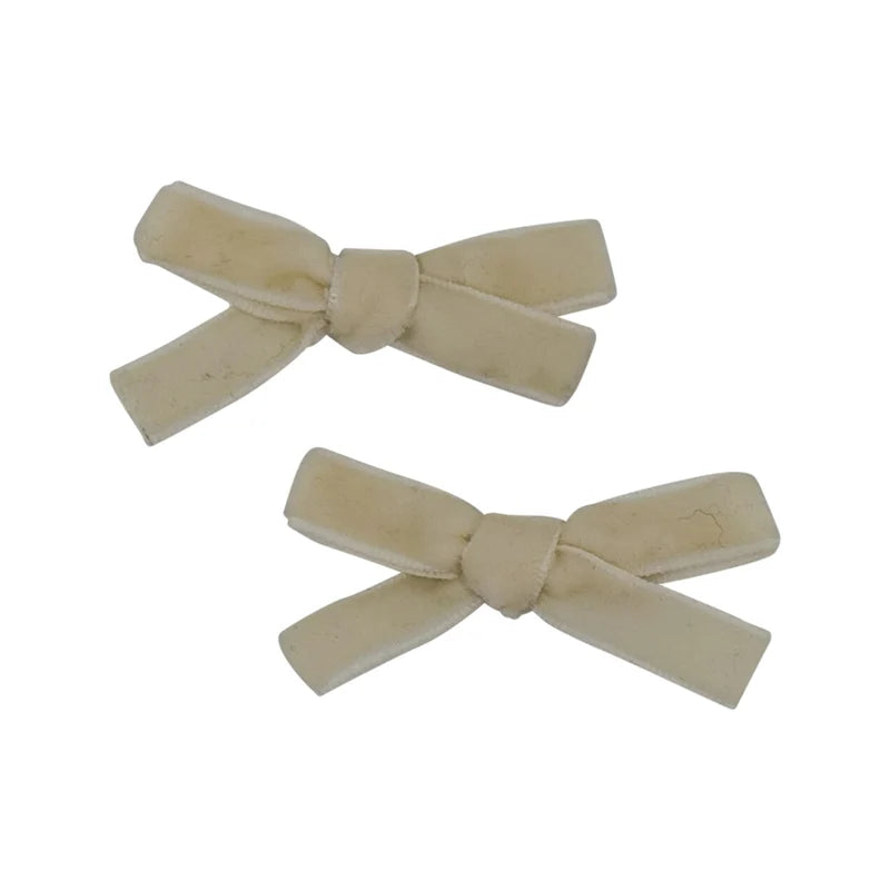 clip signature velvet mini bow set