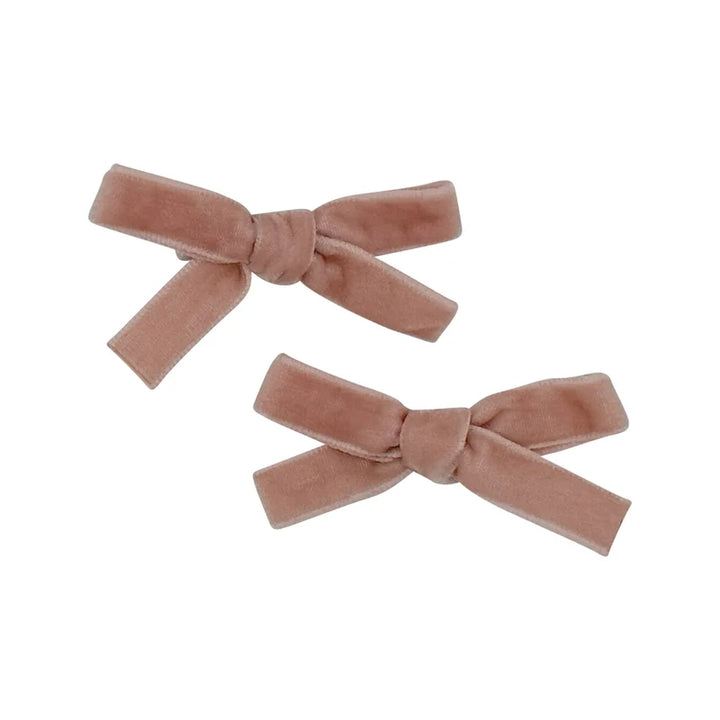 clip signature velvet mini bow set