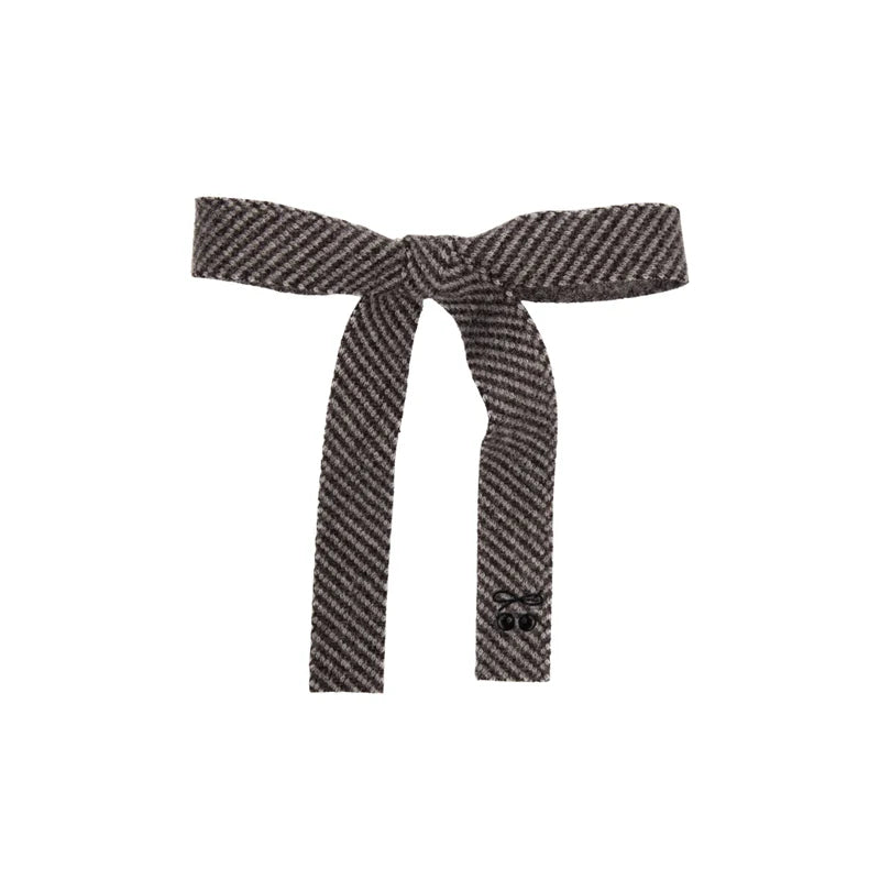 clip herringbone medium bow