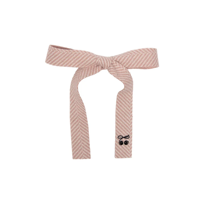 clip herringbone medium bow