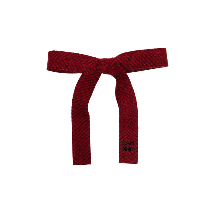clip herringbone medium bow