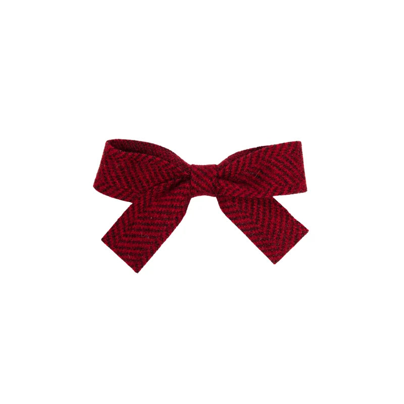 clip herringbone small bow