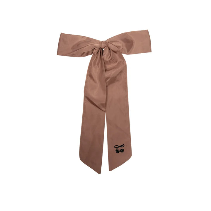 clip taffeta long bow