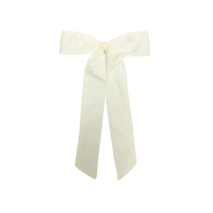 clip taffeta long bow