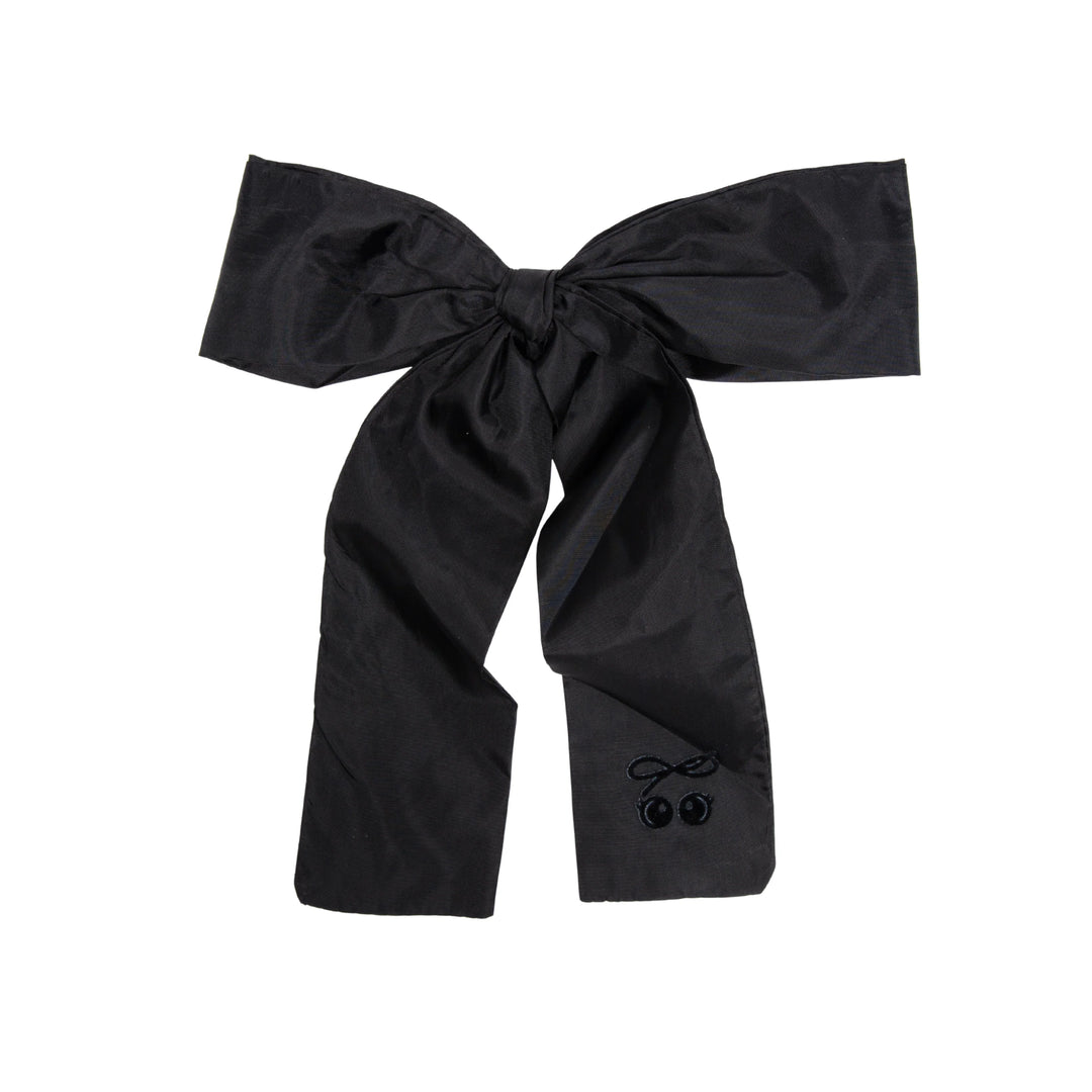 clip taffeta medium bow