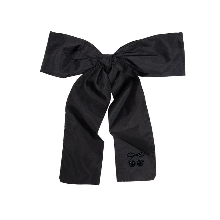 clip taffeta medium bow