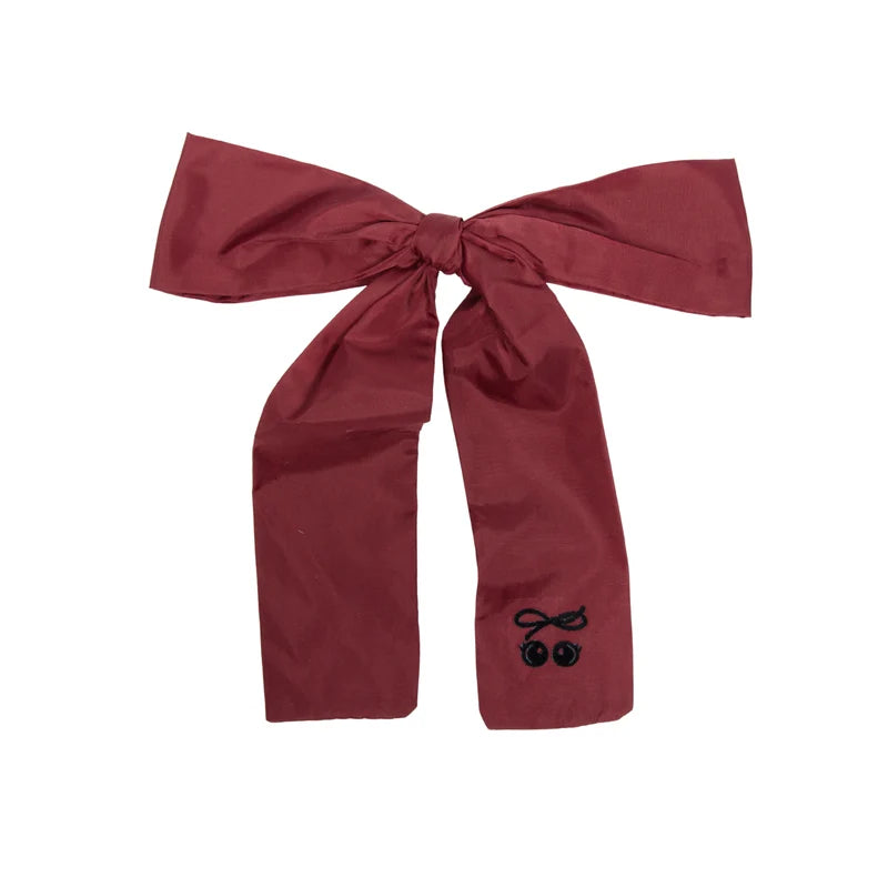 clip taffeta medium bow