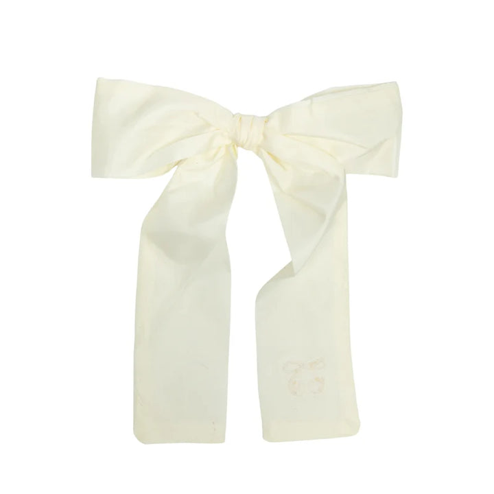 clip taffeta medium bow