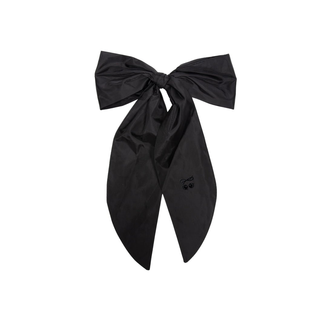 clip taffeta oversize bow
