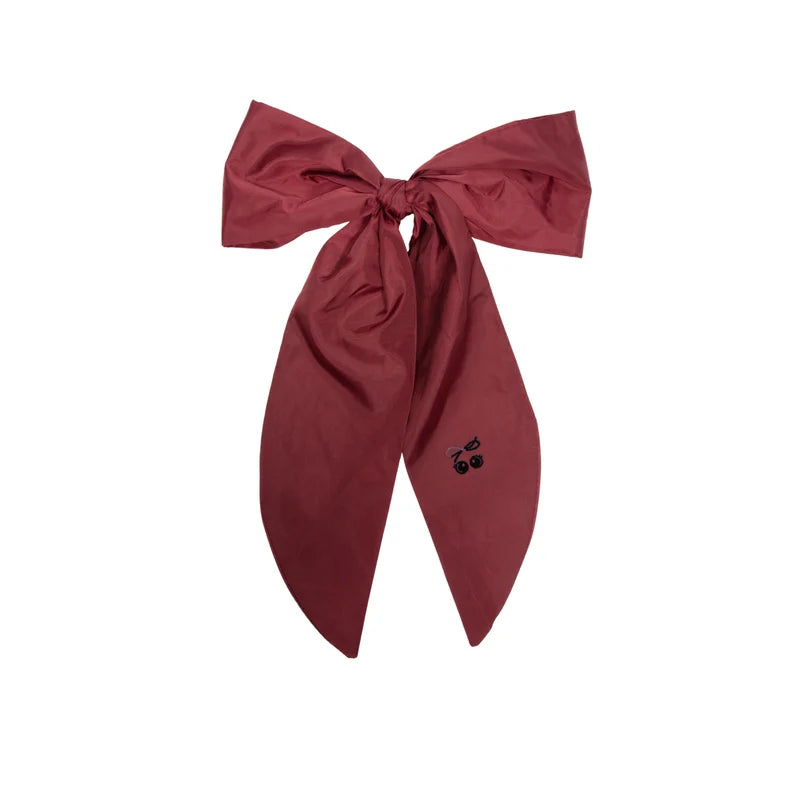 clip taffeta oversize bow
