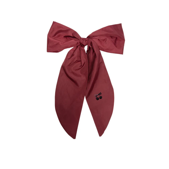 clip taffeta oversize bow