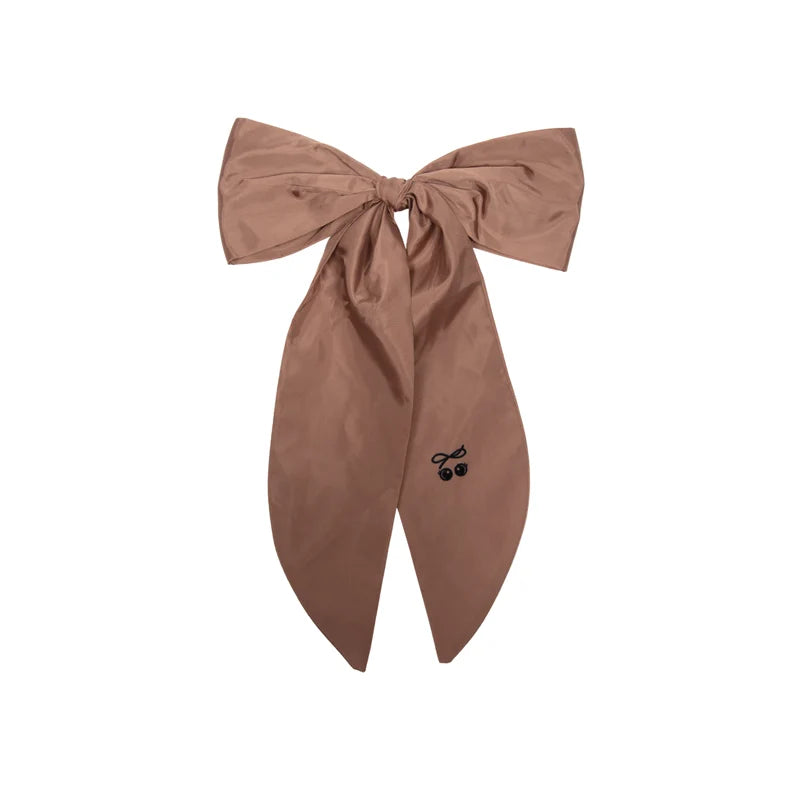 clip taffeta oversize bow
