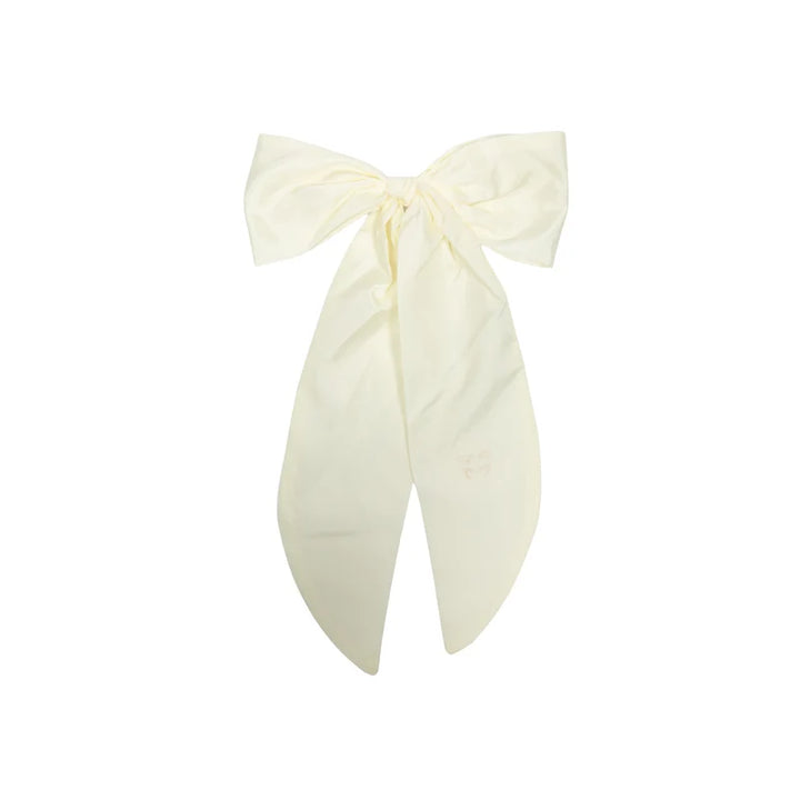 clip taffeta oversize bow