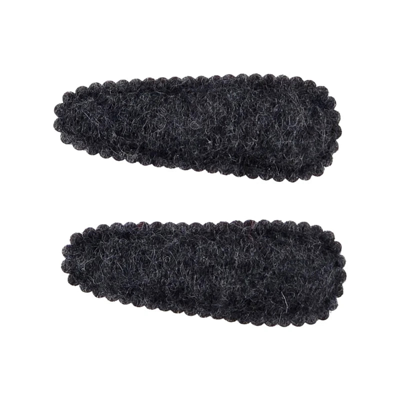 clip brushed wool covered snap set