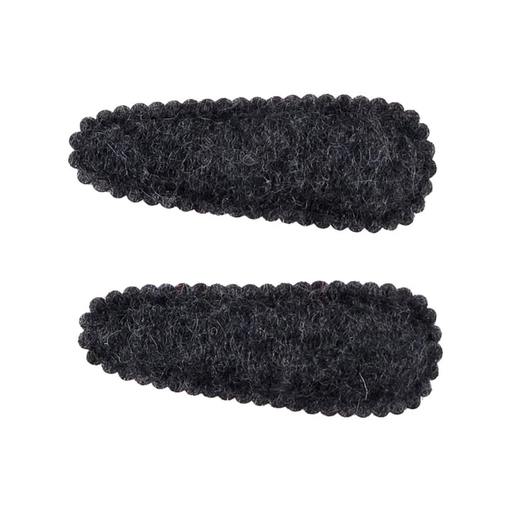 clip brushed wool covered snap set