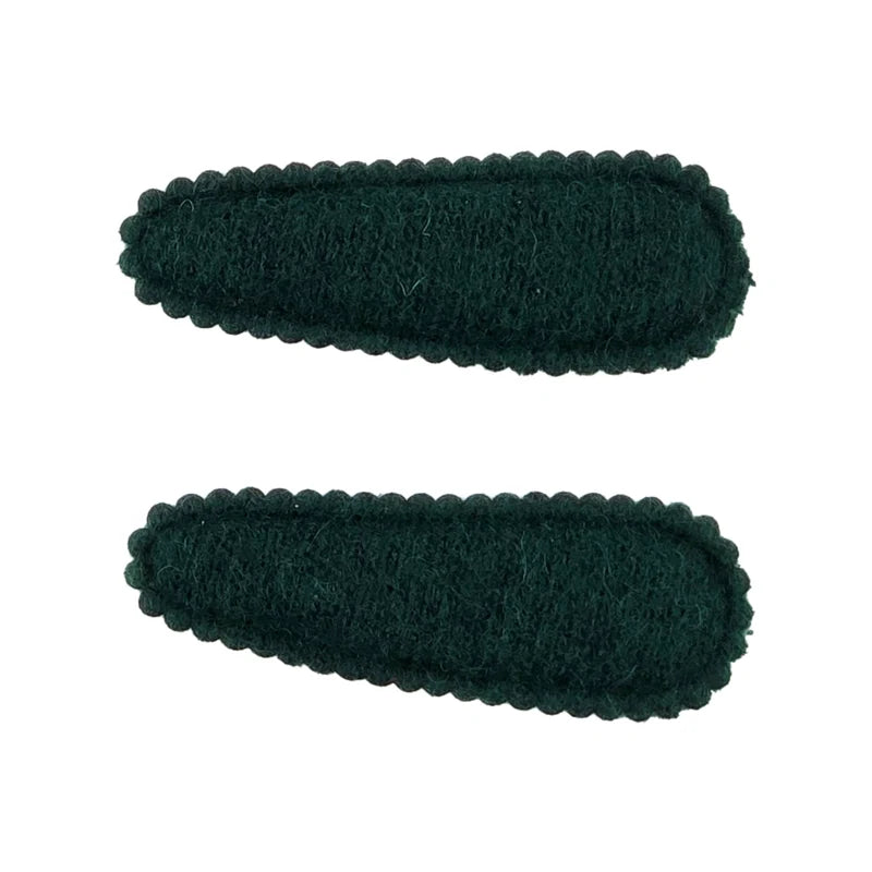 clip brushed wool covered snap set