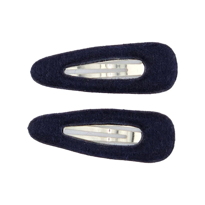 clip brushed wool small snap set