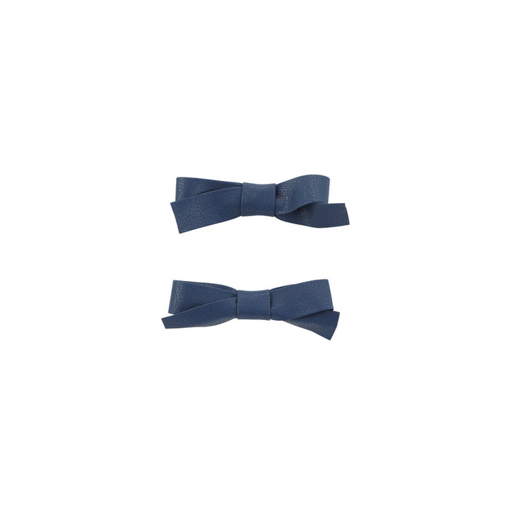 clip classic leather mini bow set