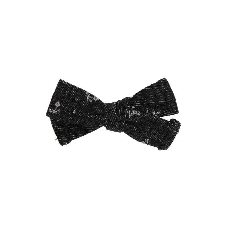 clip midnight denim small bow floral