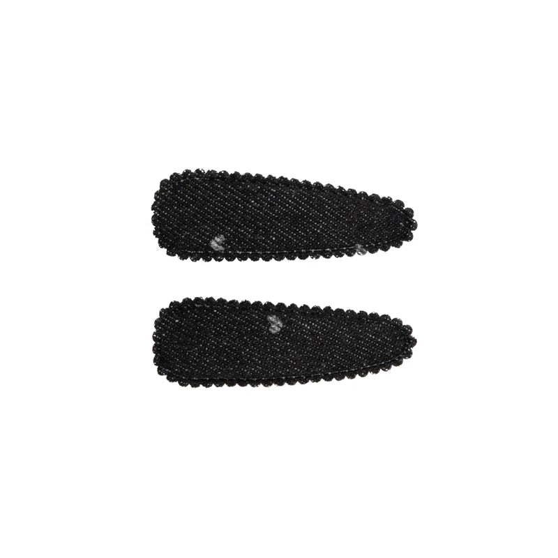 clip midnight denim snap set heart