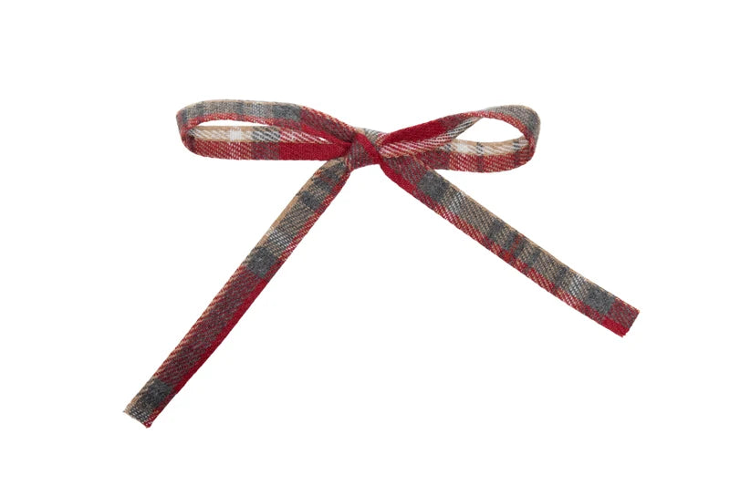 clip winter check medium bow