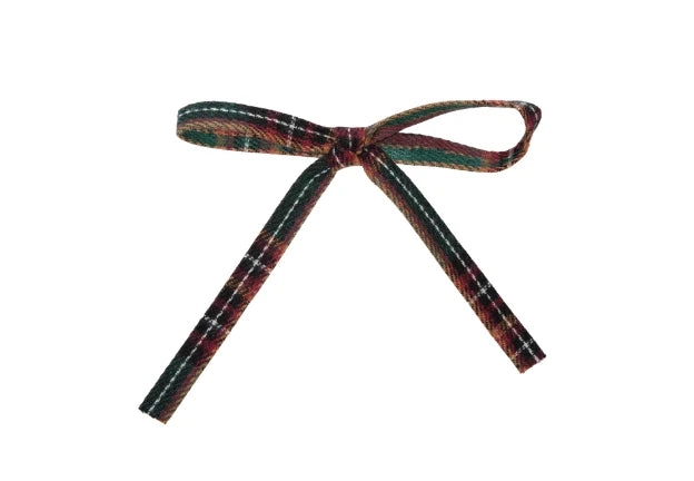 clip winter check medium bow
