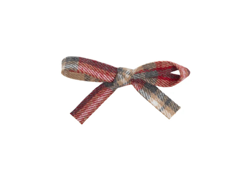 clip winter check small bow