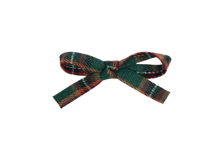 clip winter check small bow
