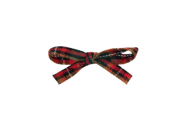 clip winter check small bow