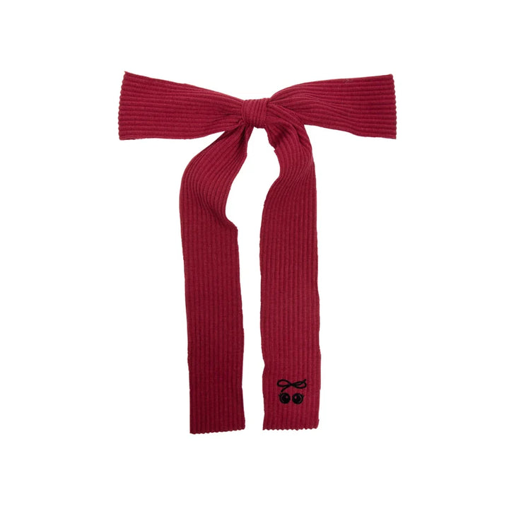 clip rib textured long medium bow