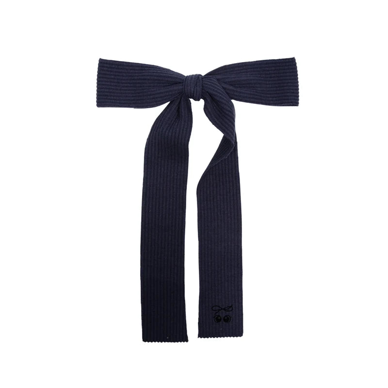 clip rib textured long medium bow