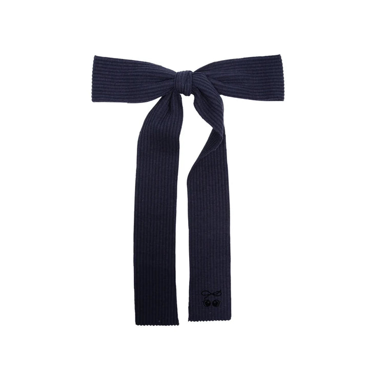 clip rib textured long medium bow