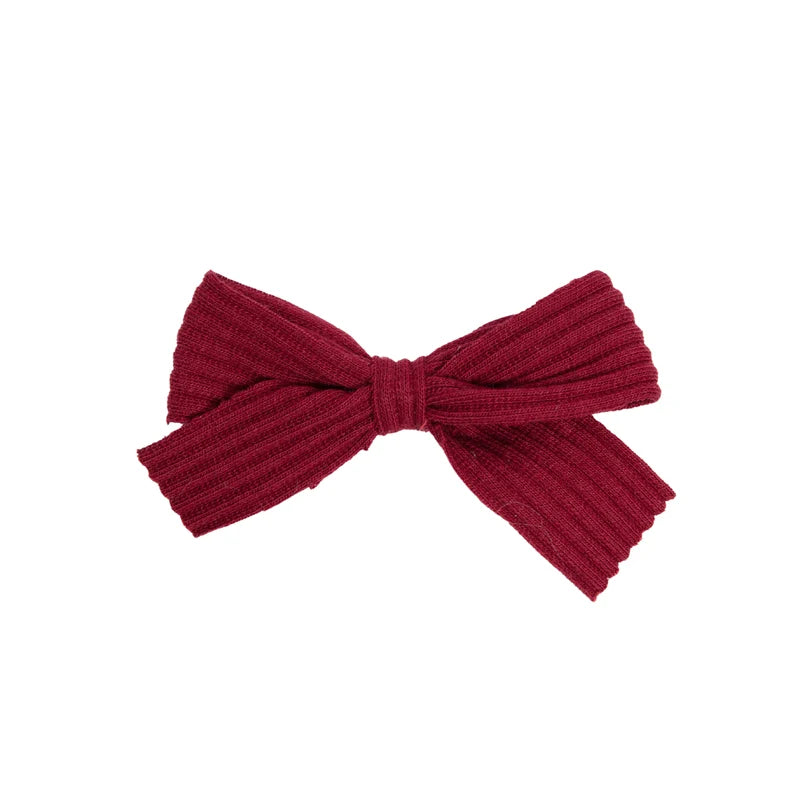 clip rib textured small bow