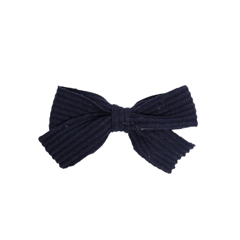 clip rib textured small bow