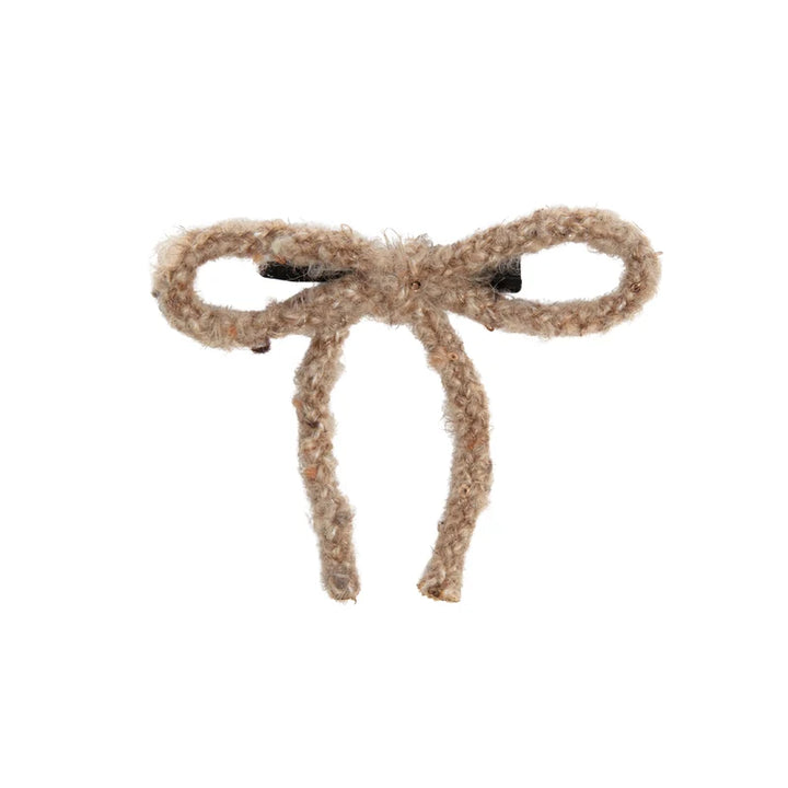 clip rustic cord small bow